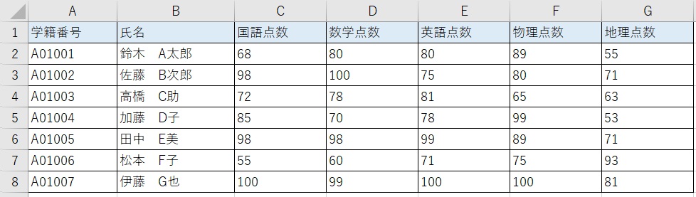 multiple-result-table